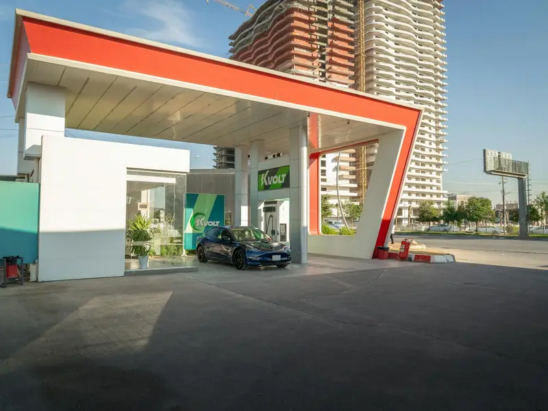 Commercial EV chargers installed at a dealership in Liverpool
