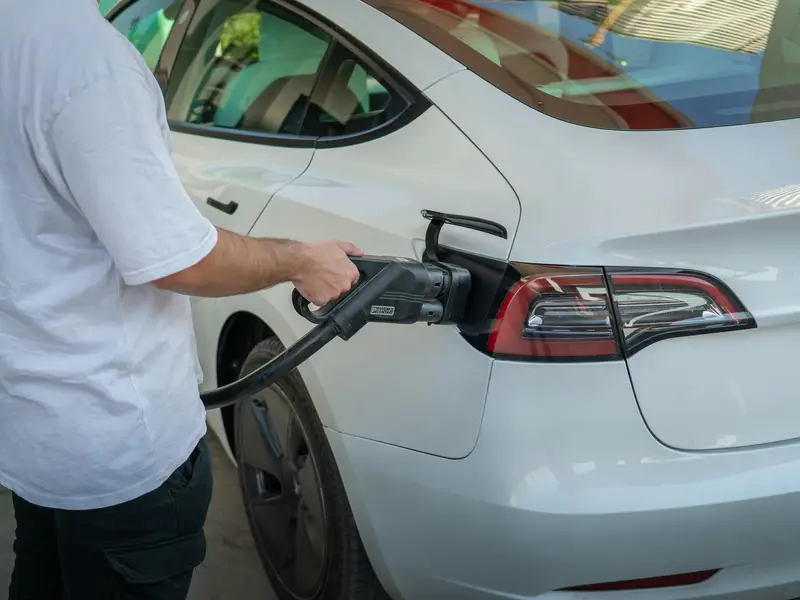 Dual-socket workplace EV chargers installed in Surry Hills office